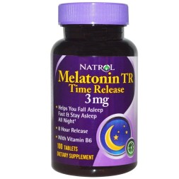 Добавки для сна Natrol Melatonin Time Release 3 мг  (100 таб)