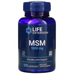 БАД для укрепления связок и суставов Life Extension MSM 1000 mg   (100 caps.)