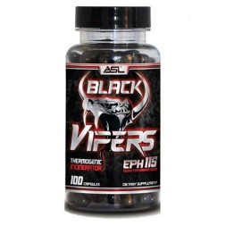Термогеники для мужчин ASL Black Vipers  (100 капс)